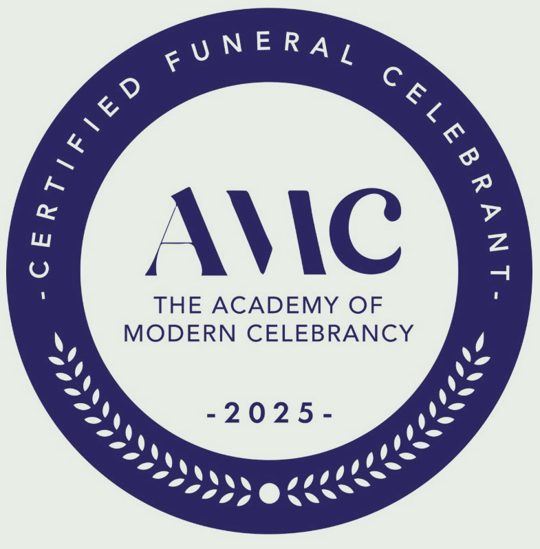 AMC certified Funeral Celebrant logo